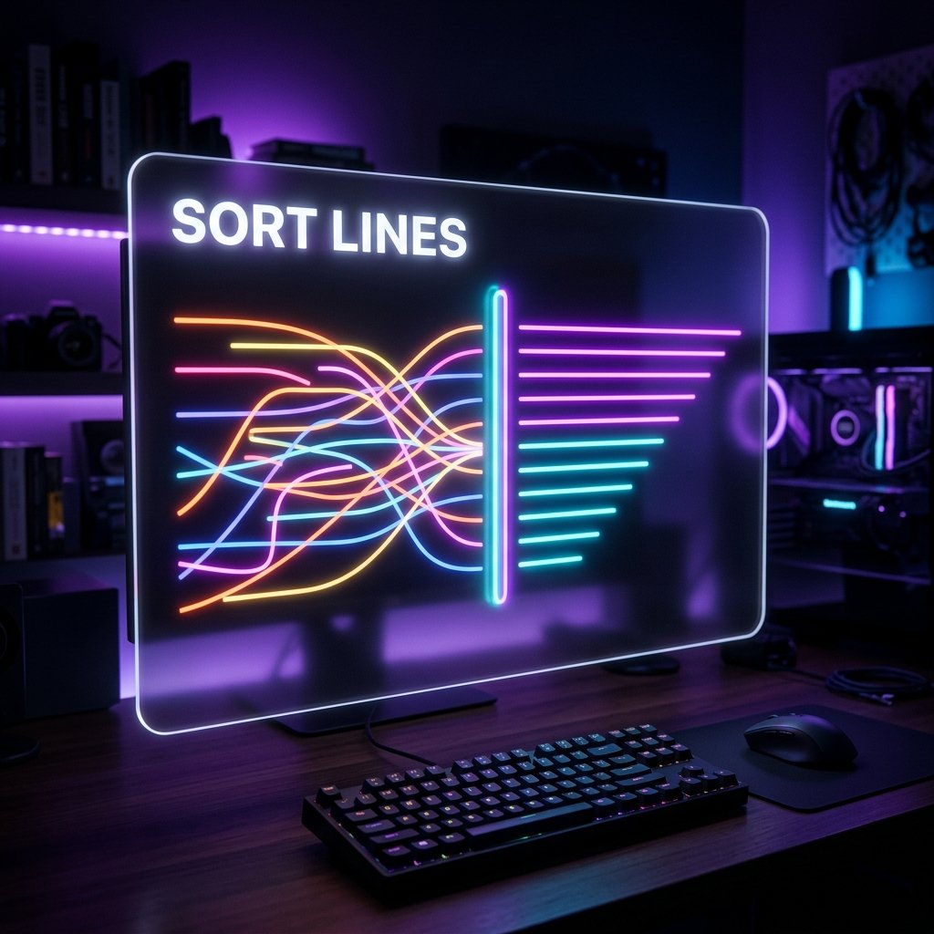 free sort lines